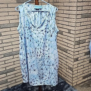 Simply Vera Wang Sleeveless Silky Soft Dress Sz Large Petite